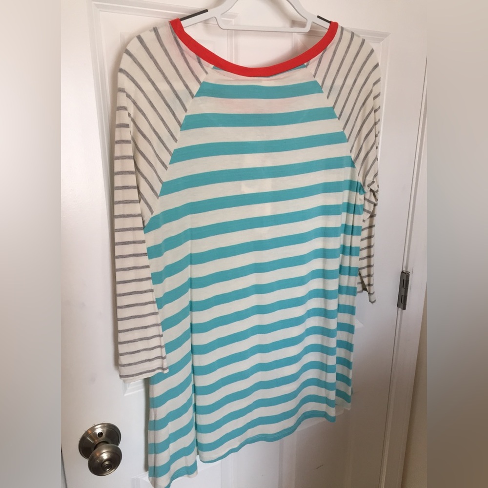 Stitch Fix exclusive olive + oak Mullikenna contrast trim knit top